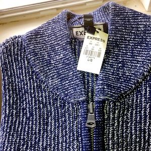 Men’s full zip Express sweater